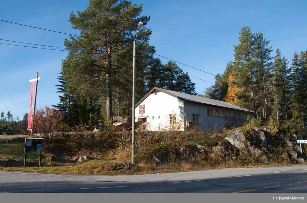 Utstillingsbygning på Hol Bygdemuseum Hagafoss