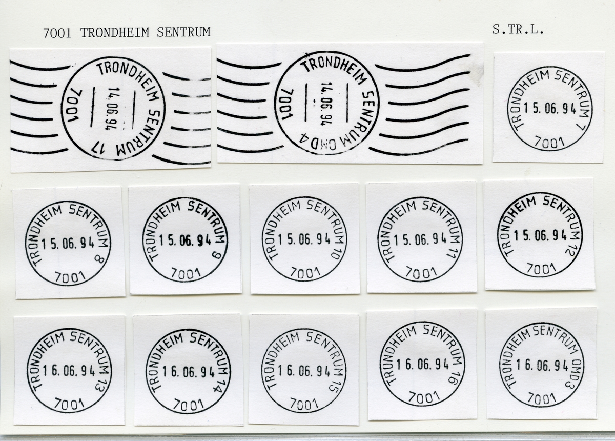 Stempelkatalog 7000 Trondheim (Trondhjem), Sør-Trøndelag
