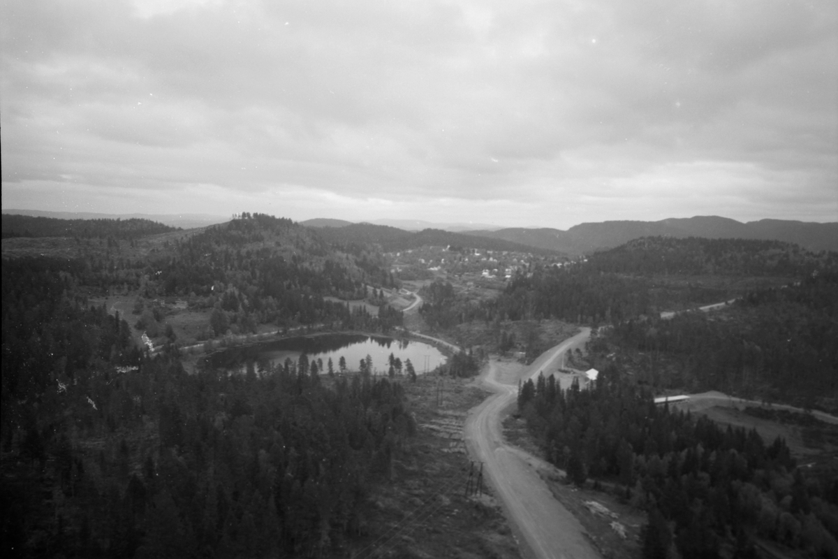 Utsikt fra Astrup sjakttårn i retning Bjørnli.