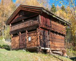 Holtoloftet fra søre Holto på Ål Bygdamuseum, Leksvol