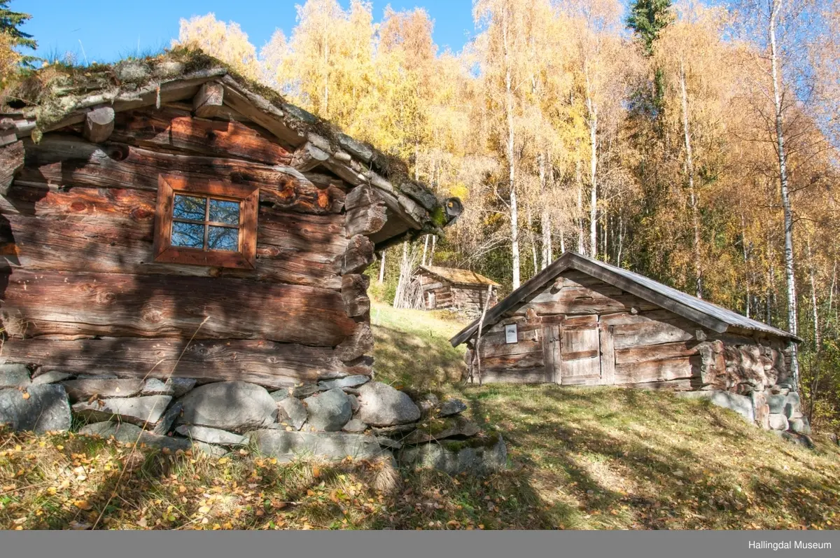 Kalvefjøs fra Fetjasølen (Bakka) på Ål Bygdamuseum, Leksvol