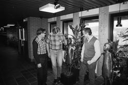 Rektor Gunnar Hillerström, studierektor Lars Karlsson och lä