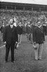 Från hyllningen på Stockholms stadion 4 september 1932 av deltagarna i de olympiska spelen i Los Angeles månaden innan