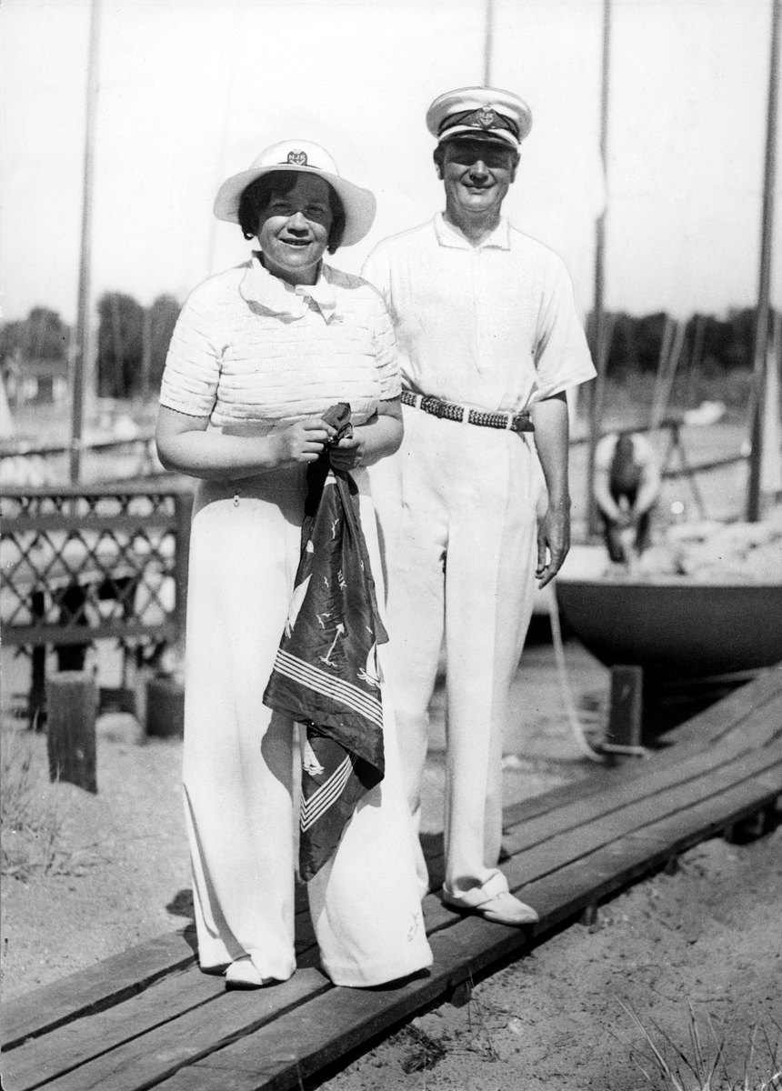 Henrik Ramsay med hustru.