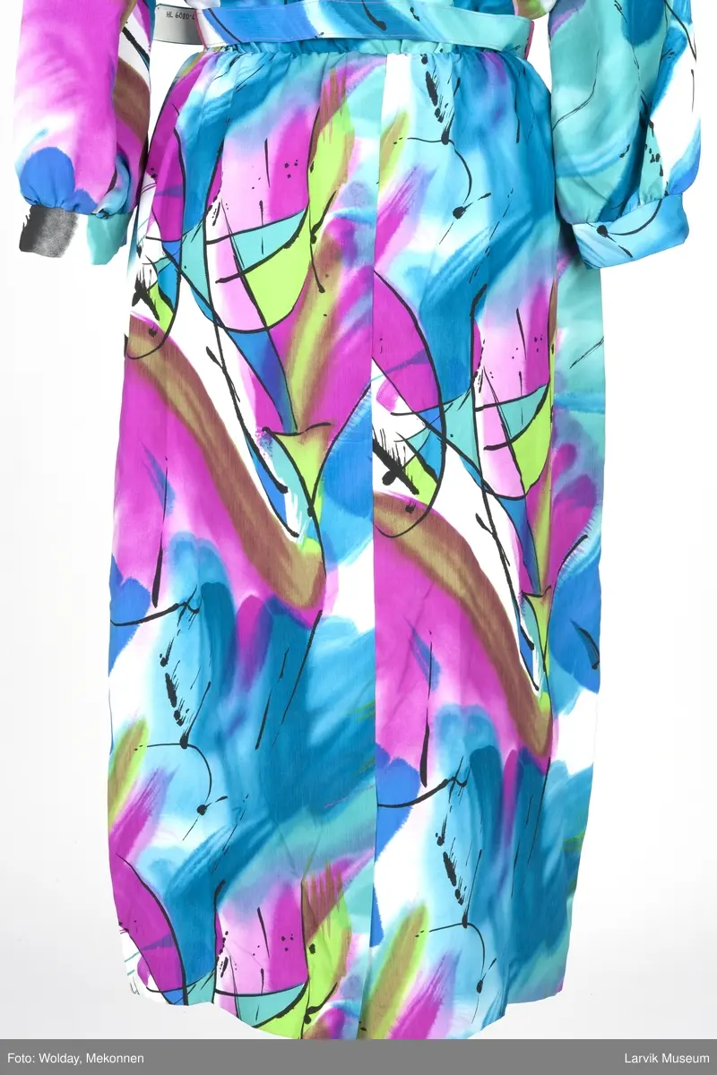 Trykket stormønstret grafisk- og akvarell dekor