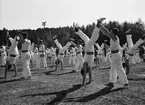 Gymnastikuppvisning på Studenternas Idrottsplats