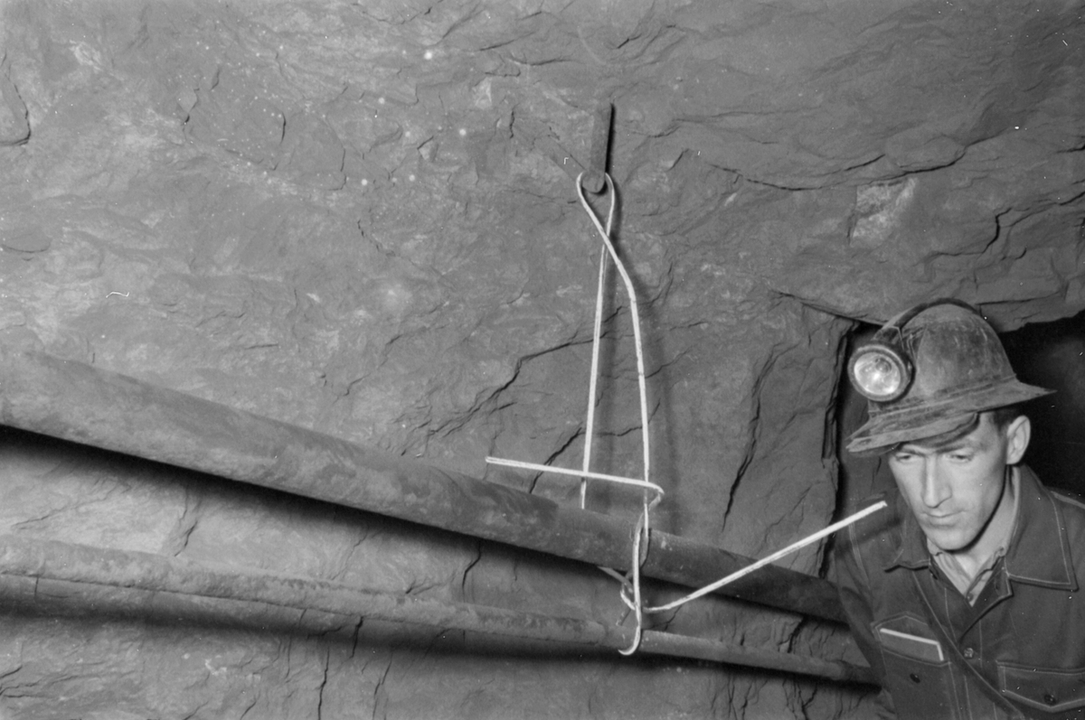 Farlige forhold og farlige arbeidsmetoder i gruva. Farlig bruk av streng.