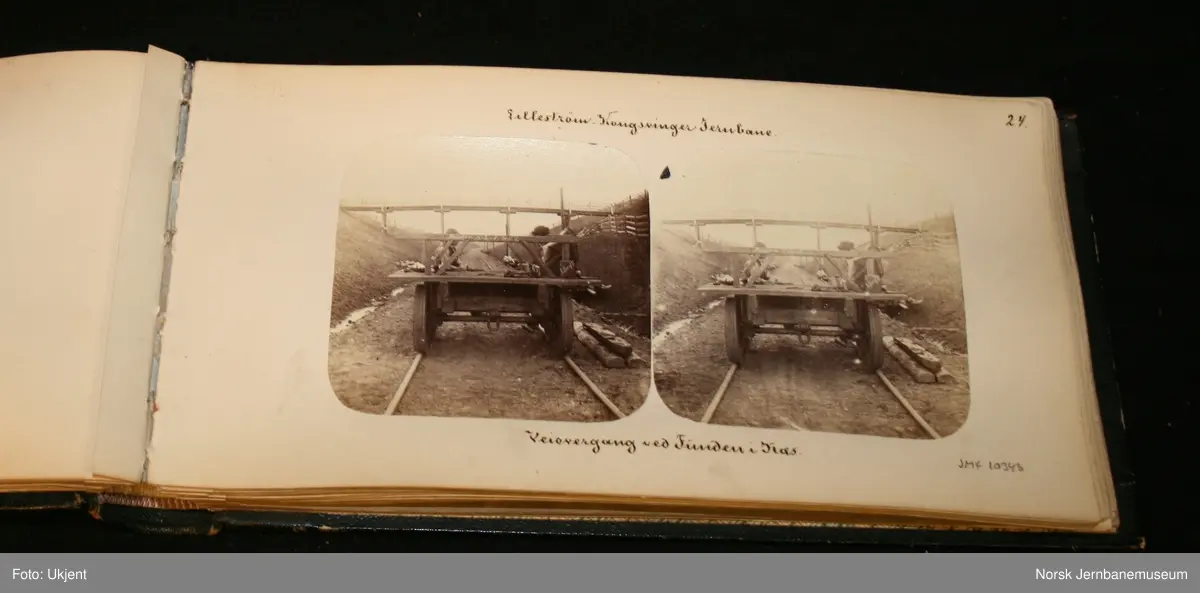 Stereobilder fra Kongsvinger- og Grundsetbanen