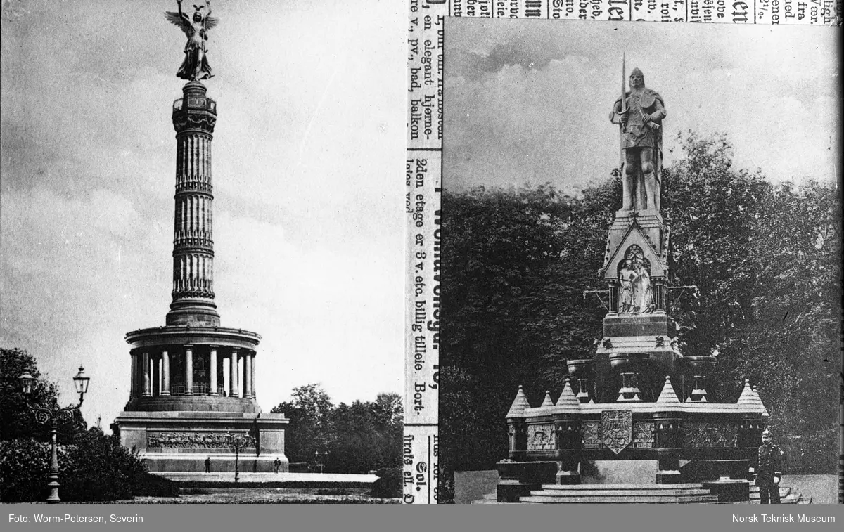 Berlin, Siegessäule og Rolandbrunnen