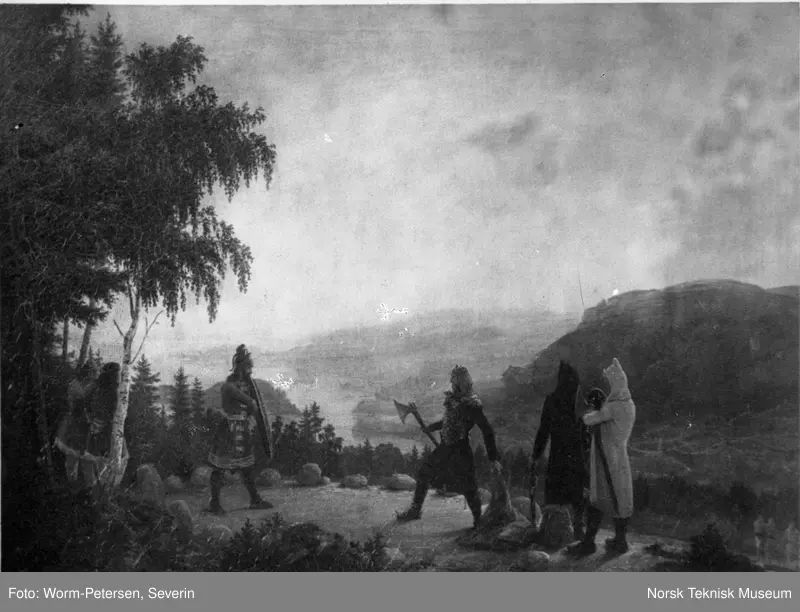 Holmgang, Maleri av Flintoe