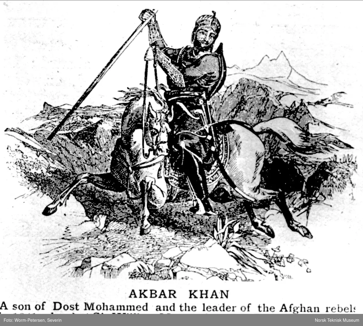 Portrett av Akbar Khan