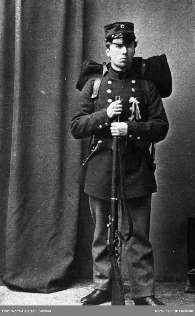 Dybbøl (Danmark) 1864, skanse og soldat