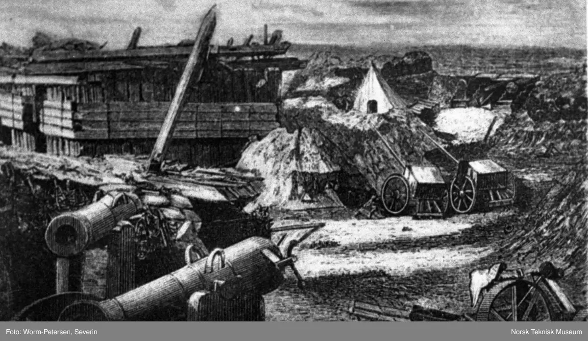 Dybbøl (Danmark) 1864, skanse og soldat