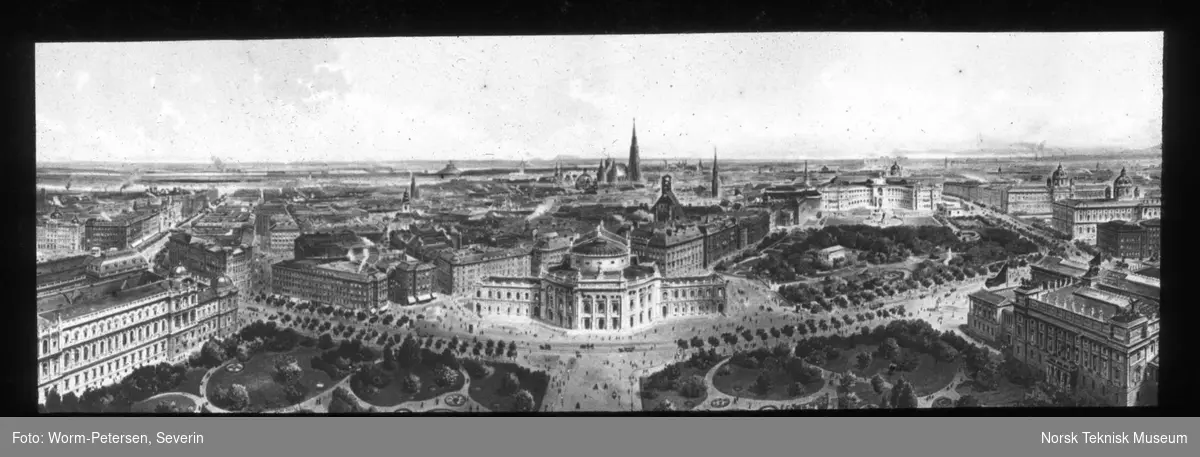 Østerrike: Panorama over Wien