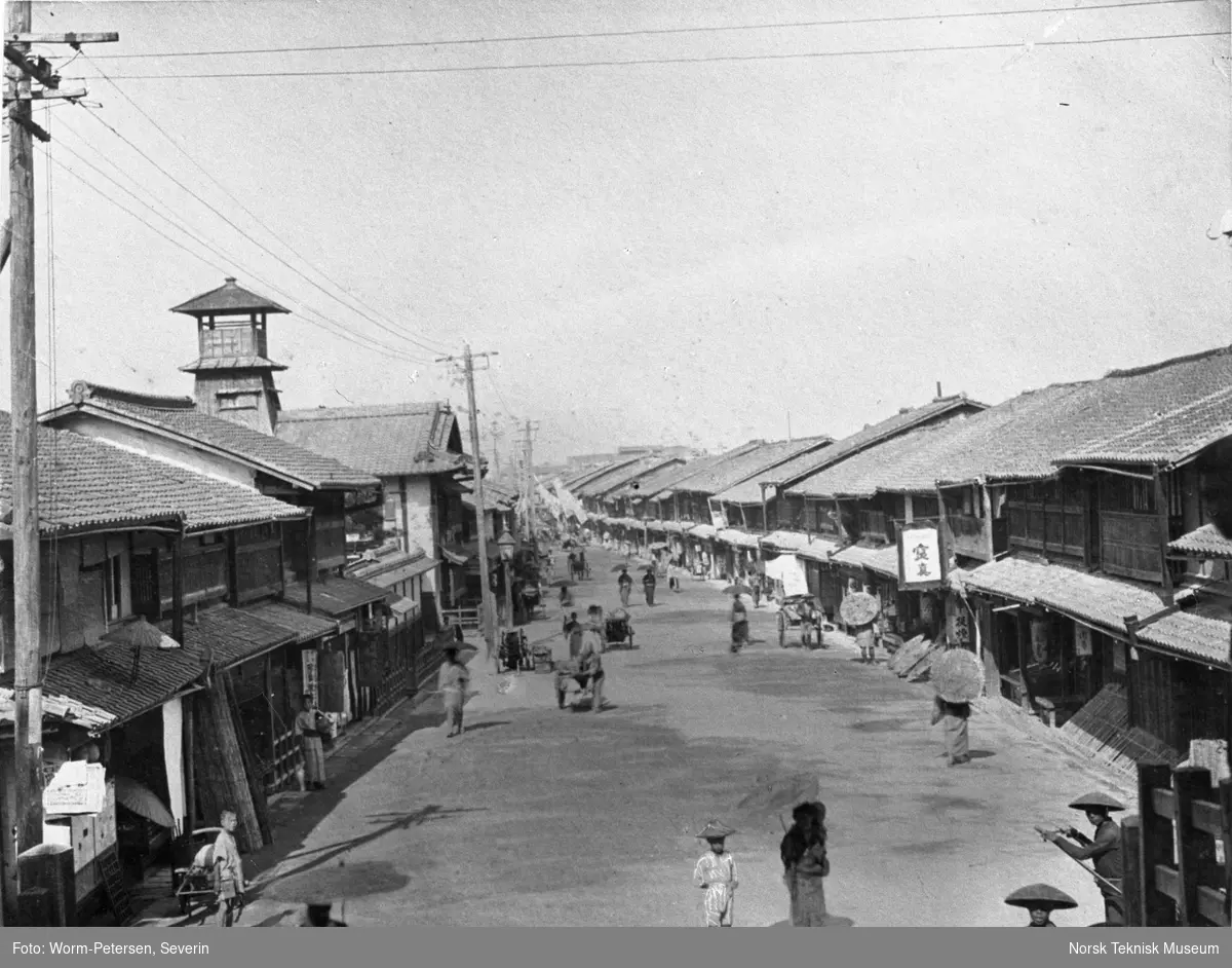 Hovedgaten i Kyoto