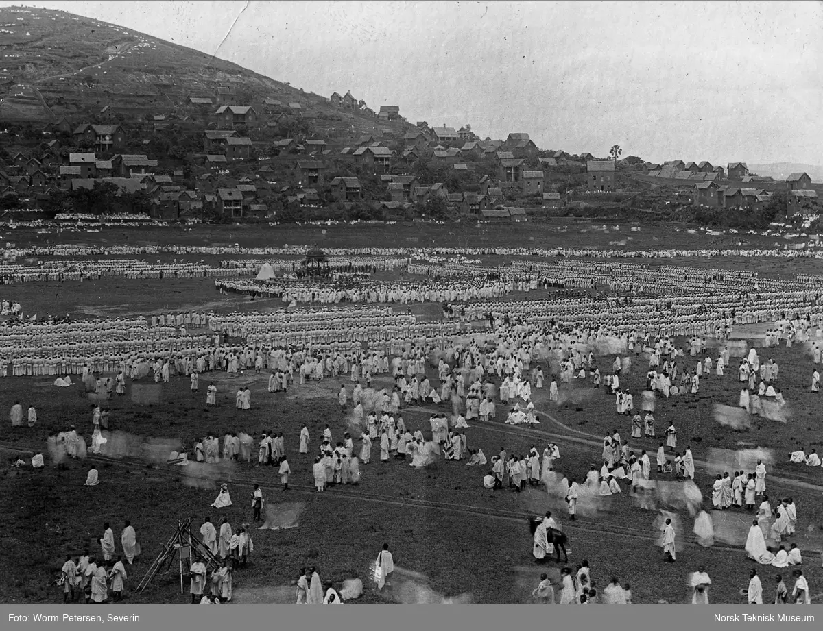 Kronings- og treningsplassen nær Antananarivo, Madagaskar