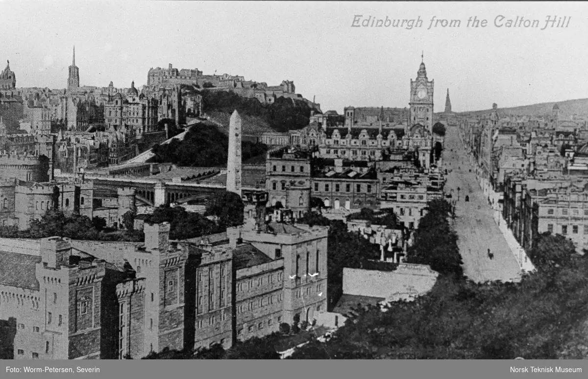 Edinburgh, sett fra Calton Hill