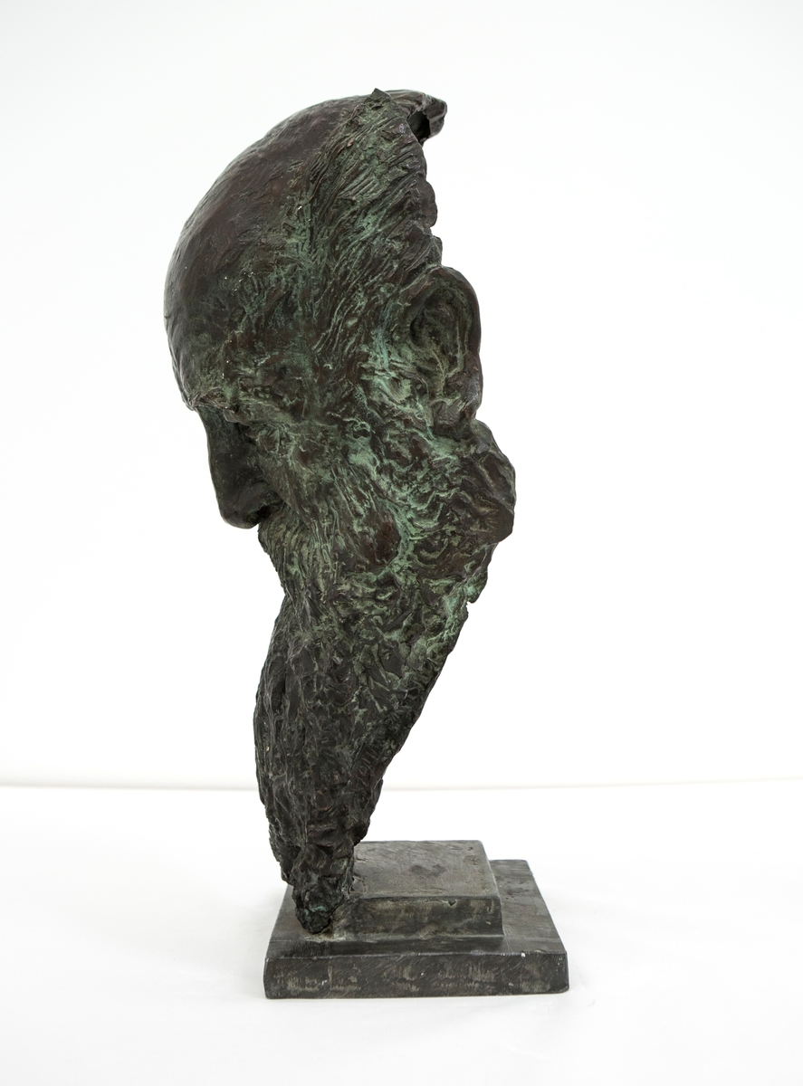 Portett av Christian Krohg [Bronsebyste]