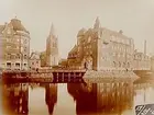 Telegrafhuset.
Från vänster på bilden syns den gamla träbron, Elverket, Församlingshuset, Nikolaikyrkan och Telegrafhuset.