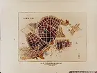 Förslag till plan för Kalmar stad, upprättad 1903 av P. Hallman.
Beställt av stadsarkitekt Edvin Stenfors, Järntorgsgatan 7, Örebro.