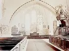 Interiör av Bro kyrkan.
Nr: 196.
Inköpt av Ångfartygs AB. Gotland.
