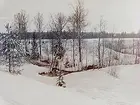 Bäckatorpsdalen.
Landskap i vinterskrud.