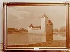 Oljemålning föreställande Örebro Hus på 1300-talet.
Konstnären Gustaf Andresén.
Örebro Kuriren