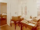 Kontorsinteriör.
Hushållningssällskapets Tuberkuloslaboratorium.