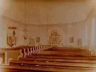 Interiör av Rudskoga kyrka.