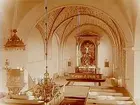 Interiör av Alunda kyrka.