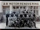 AB Motorrenovering, 17 man utanför verkstaden.