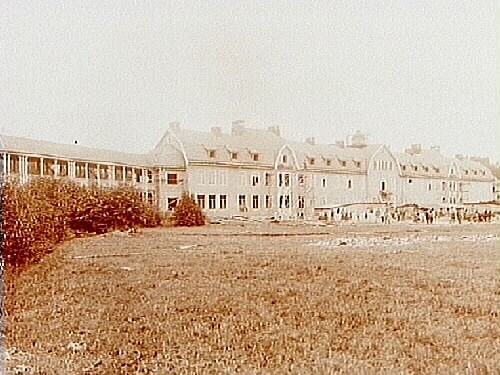 Garphytte Sanatorium, tvåvånings sanatoriebyggnad under byggnad.