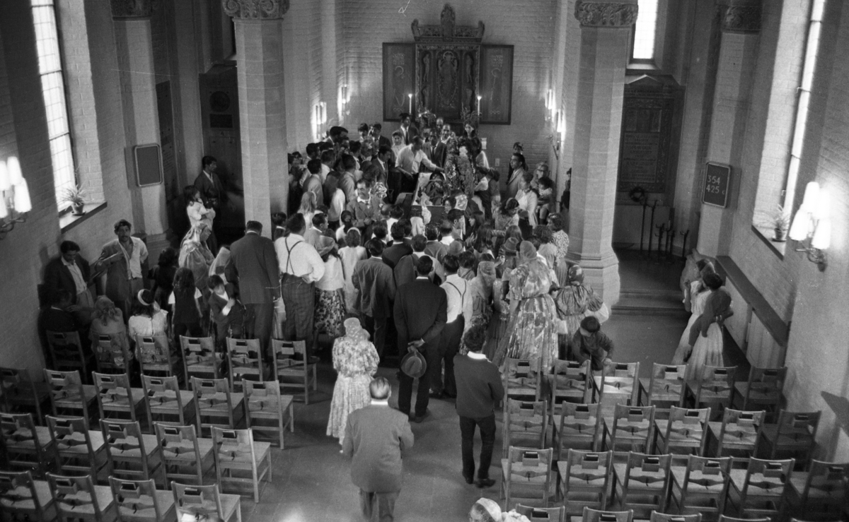 Zigenarbegravning 10 augusti 1968
Norra Kyrkogården, kapellet