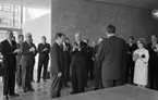 Kungen på Medborgarhuset 5 juni 1965