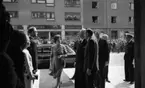 Kungen på Medborgarhuset 5 juni 1965