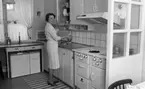 CV-chefens fru Svensson 22 januari 1966

Interiör från högreståndshem, kvinna poserar i kök