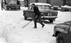 Snöchocken lamslog stan 2 februari 1967.