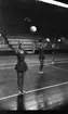 Eva Åhrling och gymnastikflickor 11 november 1970
Idrottshuset