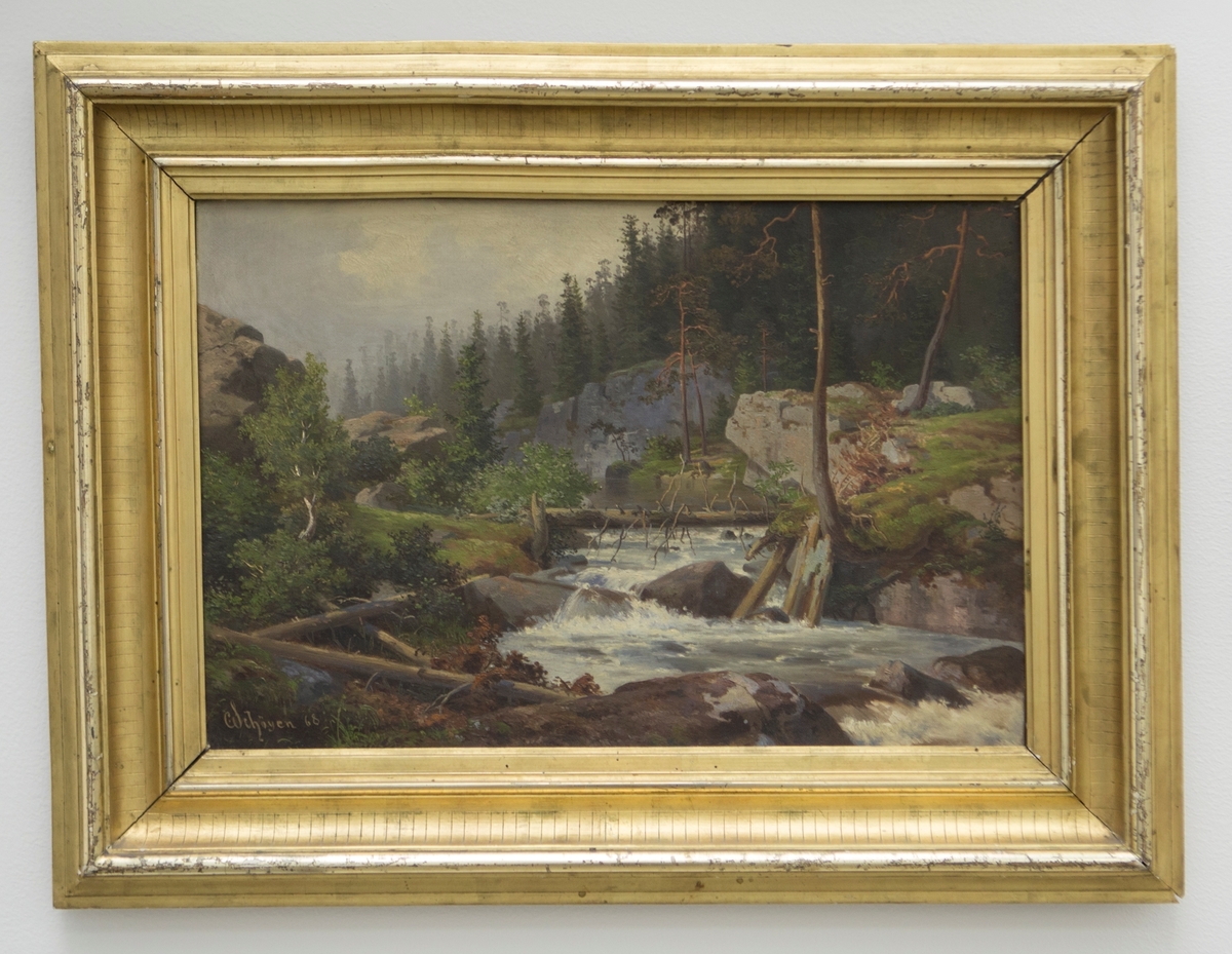 Fra Vågå [Oljemaleri]