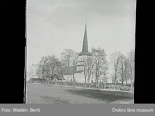 Ekers kyrka, exteriör, från nordväst.