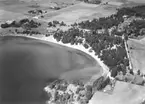 Flygfoto över Hargebaden, Hammar.
Bilden tagen för vykort.