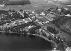 Flygfoto över Estabo, Åsbro.
Bilden tagen för vykort.