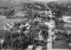 Flygfoto över Odensbacken.
Bilden tagen för vykort.
Förlag: Almgrens Kiosk, Odensbacken.