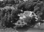 Flygfoto över Ekebergs Gård, mellan Glanshammar och Lillkyrka.