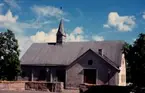 Mullhyttemo kyrka, exteriör.
Bilden tagen för vykort.
Förlag: Amströms kiosk.