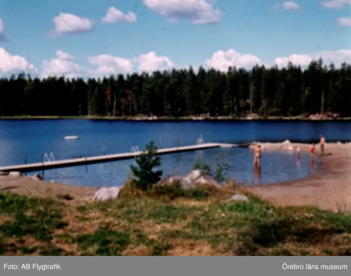 Garphyttan, Ånnabodasjön.
Bilden tagen för vykort.
(AB Garphytte Brukshandel)