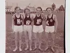 Friidrott, ÖSK:s stafettlag 400 m.
 Fr.v. Lars Berglund, Stig Håkansson, Lennart Johansson och Lars-Erik Wolfbrandt.