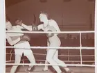 Boxning, Idrottshuset 1947.
Matchbilder, Rolf Norling.