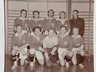 Handboll, Idrottshuset 1950.
C.V. korplag.
Fr.v Gösta Söderling, Åke Rotzius, Sune Rundlöf
Arne Österberg, lagl:Gösta Andersson.
Nedre: Gösta Lindh, Olle 'Mulle' Hagelin, Göte
Edgren, Stig Kjellin, Bengt Kihlgård.