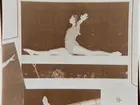 Bild vid Idrottshuset. Ryska gymnaster år 1950.